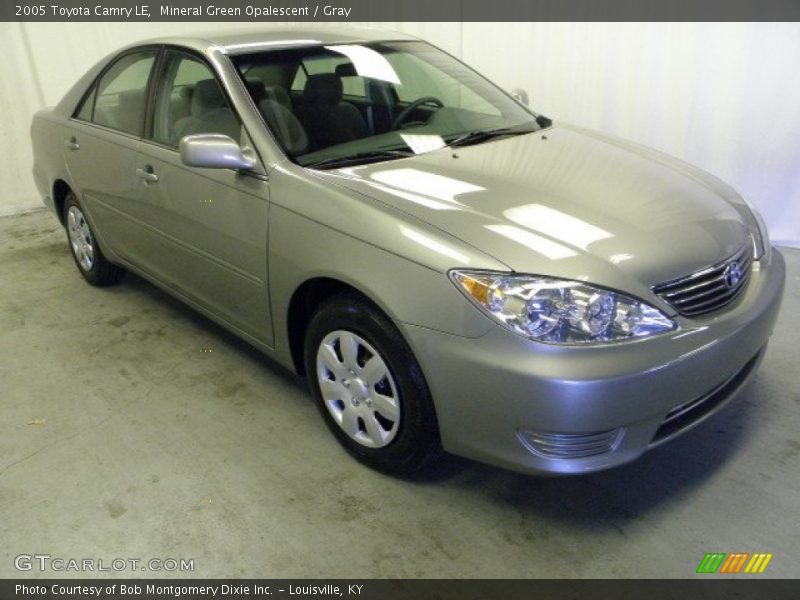 Mineral Green Opalescent / Gray 2005 Toyota Camry LE
