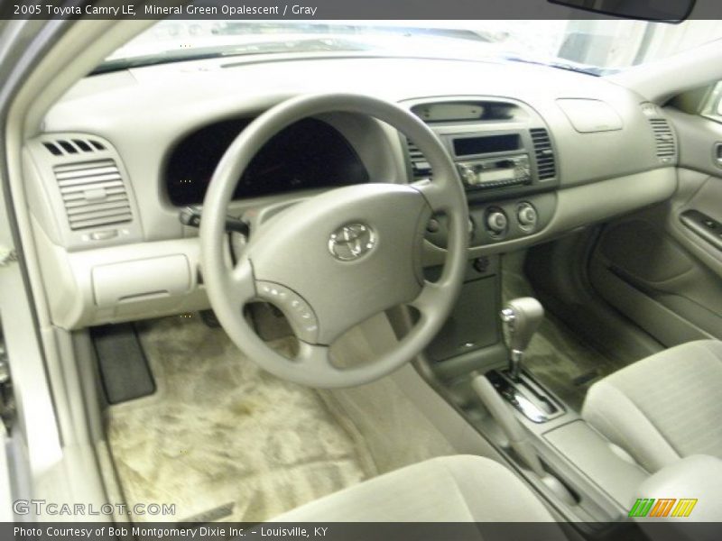 Mineral Green Opalescent / Gray 2005 Toyota Camry LE
