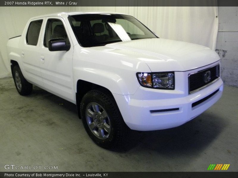 White / Gray 2007 Honda Ridgeline RTX