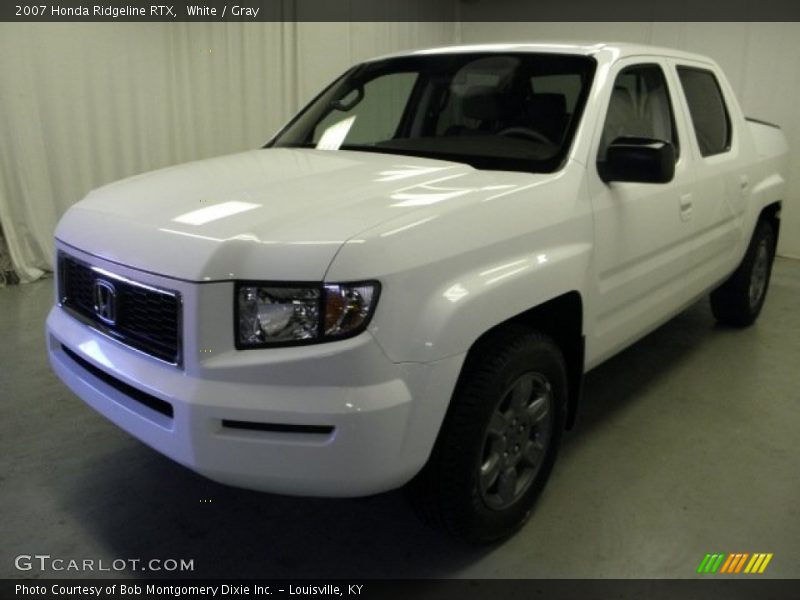 White / Gray 2007 Honda Ridgeline RTX