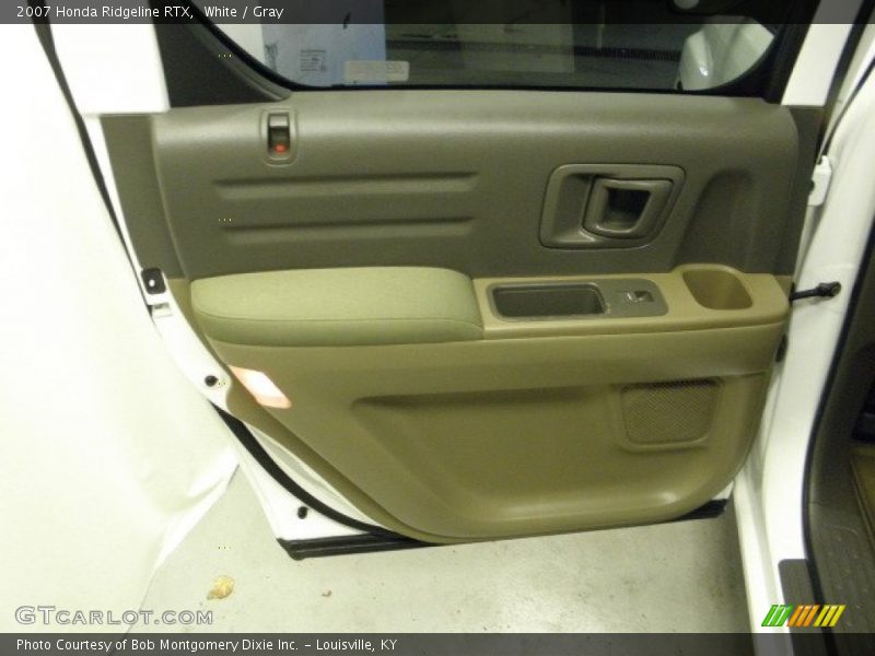 White / Gray 2007 Honda Ridgeline RTX