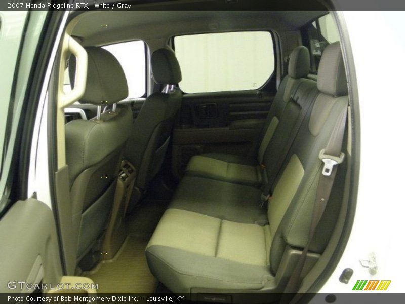 White / Gray 2007 Honda Ridgeline RTX