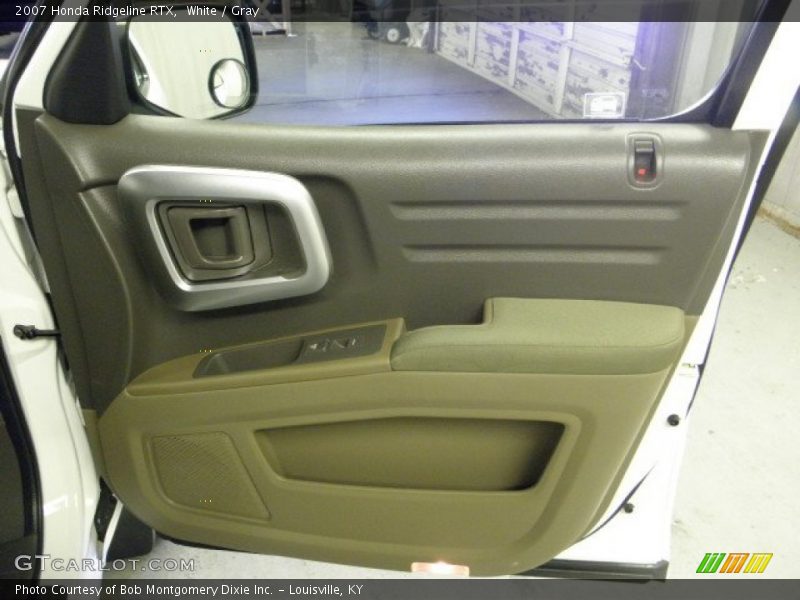 White / Gray 2007 Honda Ridgeline RTX