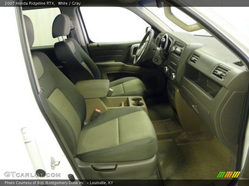 White / Gray 2007 Honda Ridgeline RTX