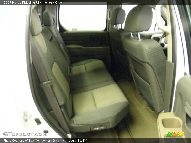 White / Gray 2007 Honda Ridgeline RTX