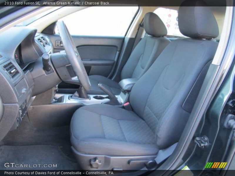  2010 Fusion SE Charcoal Black Interior