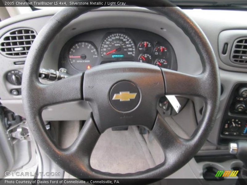 Silverstone Metallic / Light Gray 2005 Chevrolet TrailBlazer LS 4x4