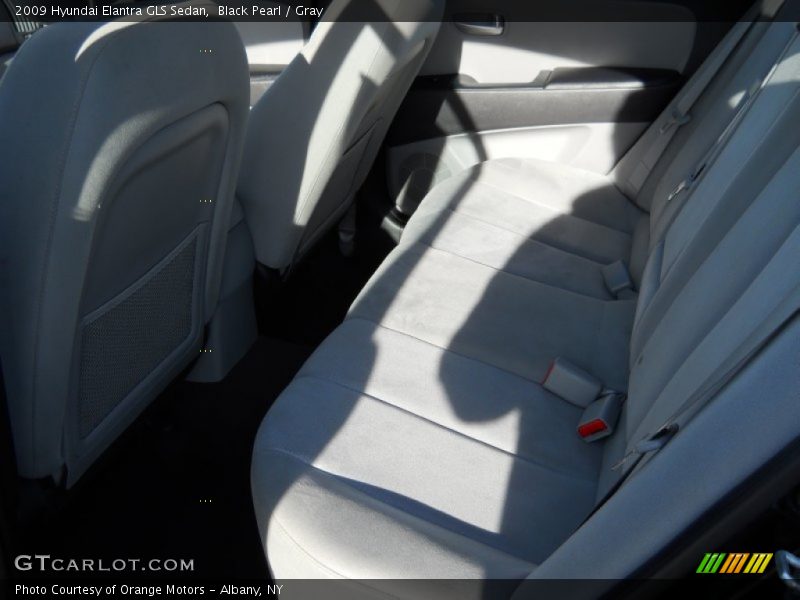Black Pearl / Gray 2009 Hyundai Elantra GLS Sedan