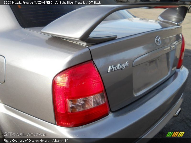 Sunlight Silver Metallic / Off Black 2003 Mazda Protege MAZDASPEED