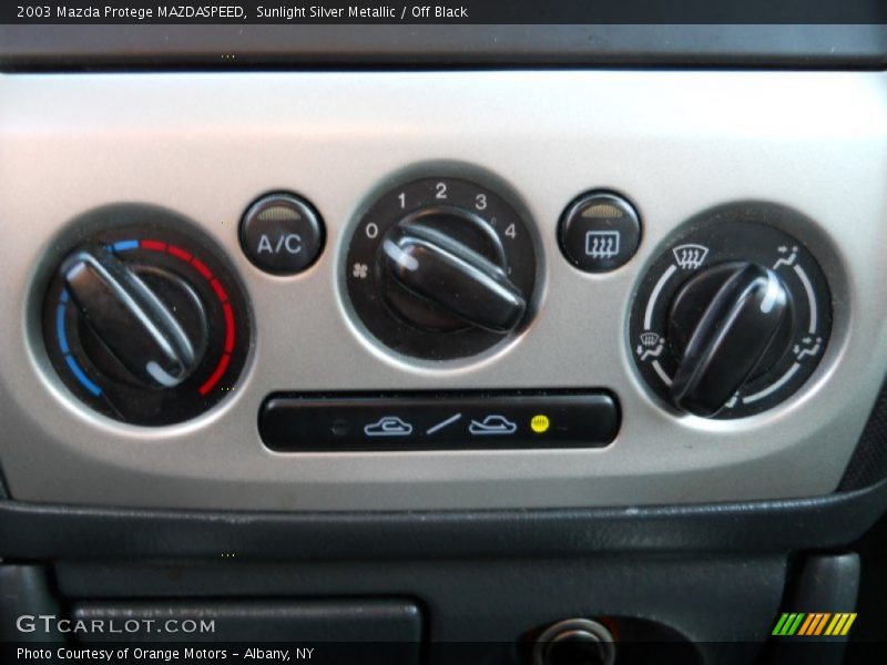 Controls of 2003 Protege MAZDASPEED