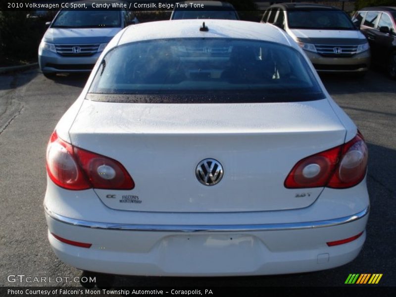 Candy White / Cornsilk Beige Two Tone 2010 Volkswagen CC Sport