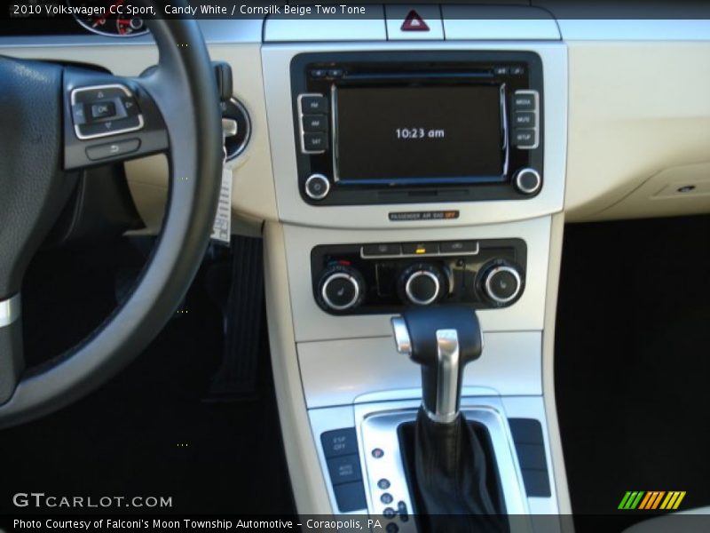 Candy White / Cornsilk Beige Two Tone 2010 Volkswagen CC Sport