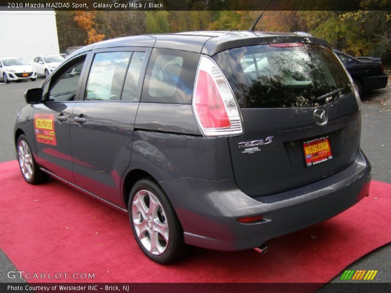 Galaxy Gray Mica / Black 2010 Mazda MAZDA5 Sport