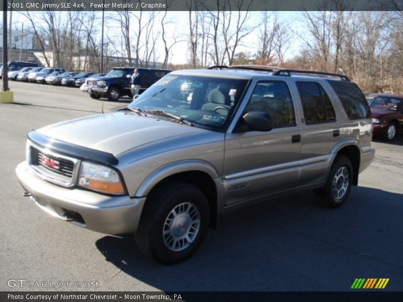 Pewter Metallic / Graphite 2001 GMC Jimmy SLE 4x4