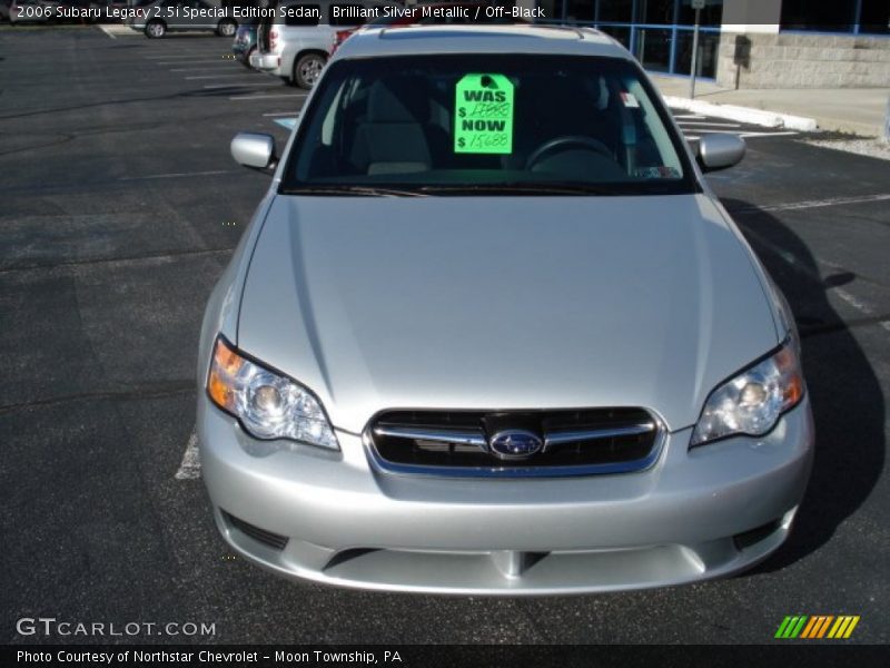 Brilliant Silver Metallic / Off-Black 2006 Subaru Legacy 2.5i Special Edition Sedan