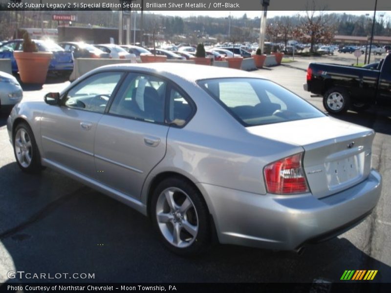 Brilliant Silver Metallic / Off-Black 2006 Subaru Legacy 2.5i Special Edition Sedan