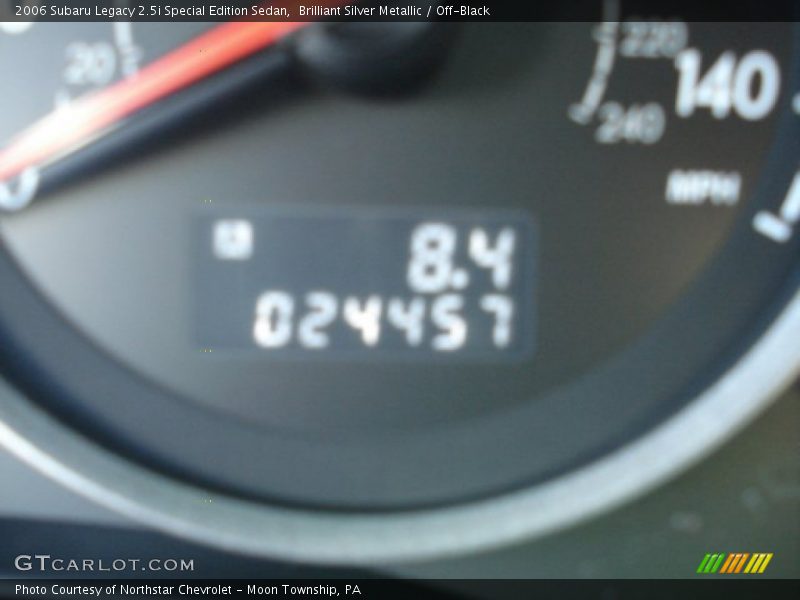 Brilliant Silver Metallic / Off-Black 2006 Subaru Legacy 2.5i Special Edition Sedan