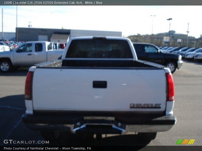 White / Blue 1998 Chevrolet C/K 2500 K2500 Extended Cab 4x4