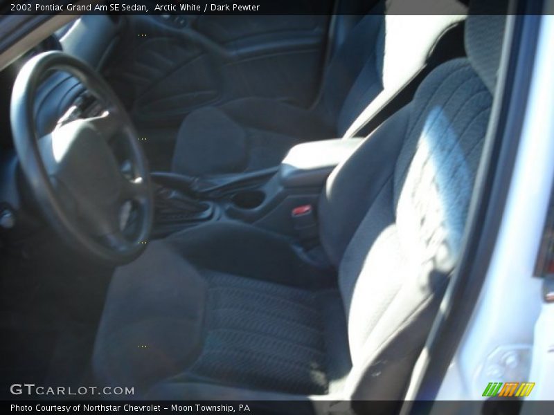 Arctic White / Dark Pewter 2002 Pontiac Grand Am SE Sedan