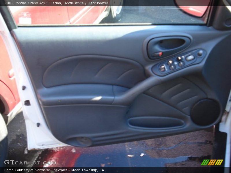 Arctic White / Dark Pewter 2002 Pontiac Grand Am SE Sedan