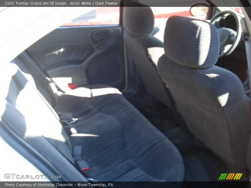 Arctic White / Dark Pewter 2002 Pontiac Grand Am SE Sedan