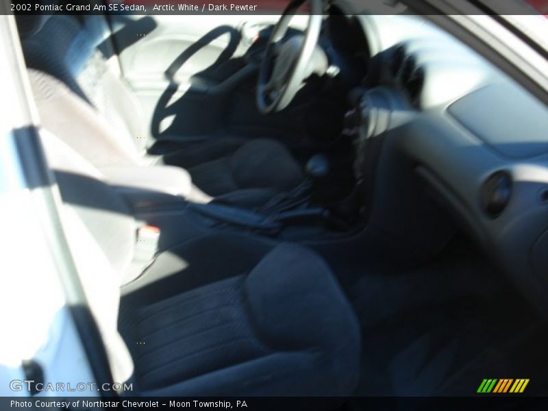 Arctic White / Dark Pewter 2002 Pontiac Grand Am SE Sedan