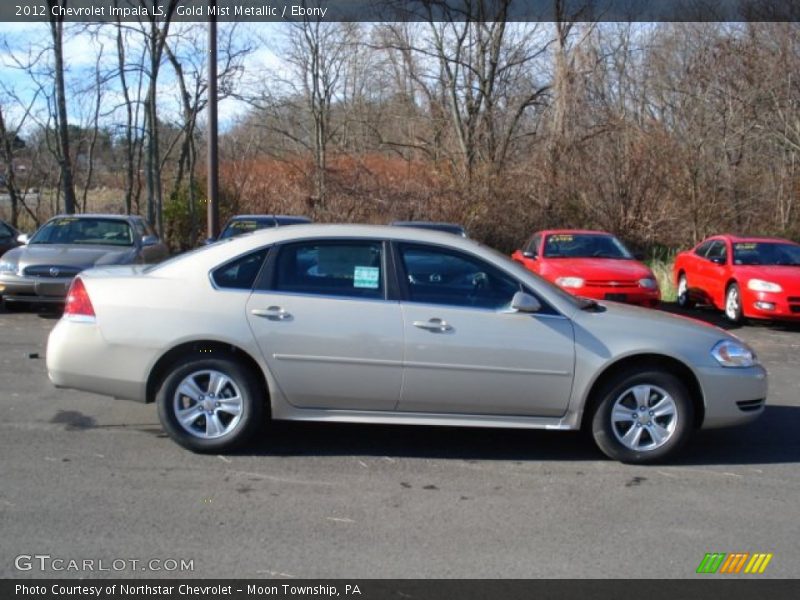 Gold Mist Metallic / Ebony 2012 Chevrolet Impala LS