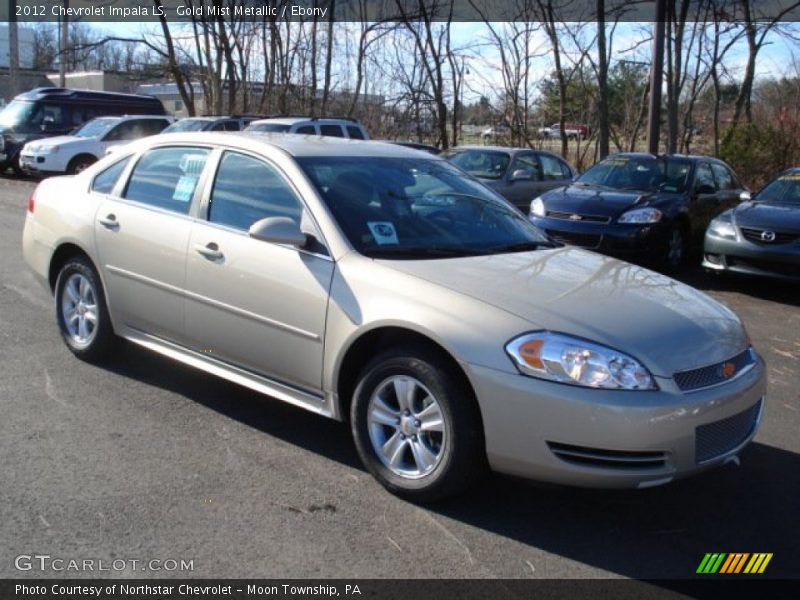 Gold Mist Metallic / Ebony 2012 Chevrolet Impala LS