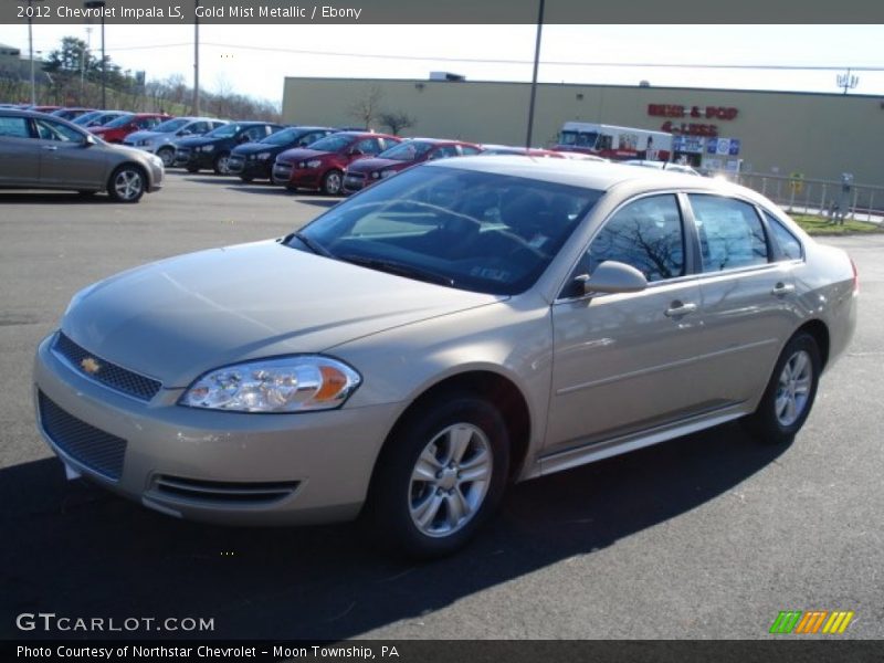 Gold Mist Metallic / Ebony 2012 Chevrolet Impala LS