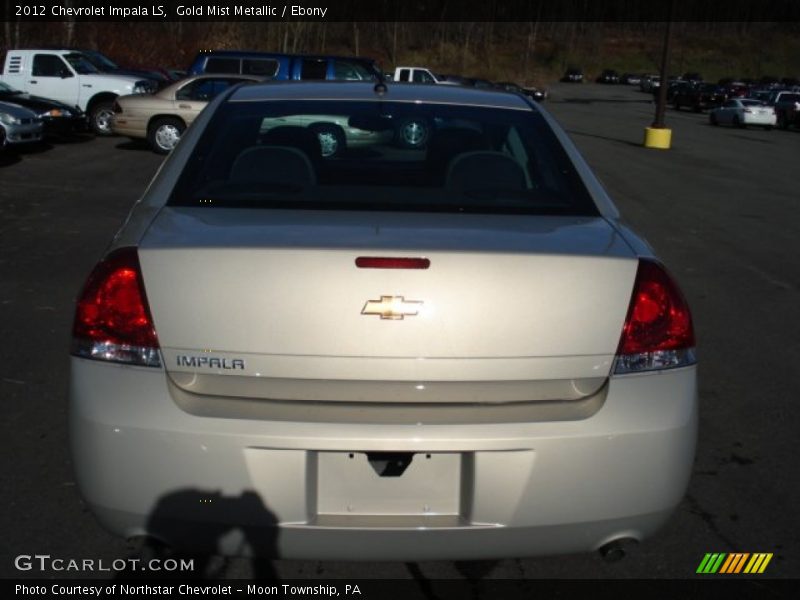 Gold Mist Metallic / Ebony 2012 Chevrolet Impala LS