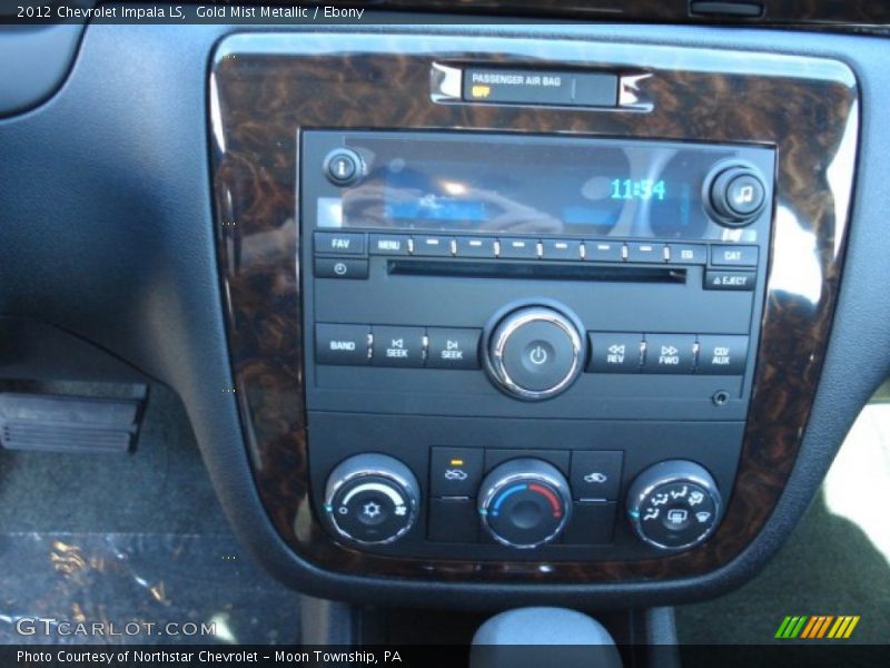 Gold Mist Metallic / Ebony 2012 Chevrolet Impala LS