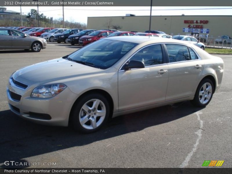 Gold Mist Metallic / Cocoa/Cashmere 2012 Chevrolet Malibu LT