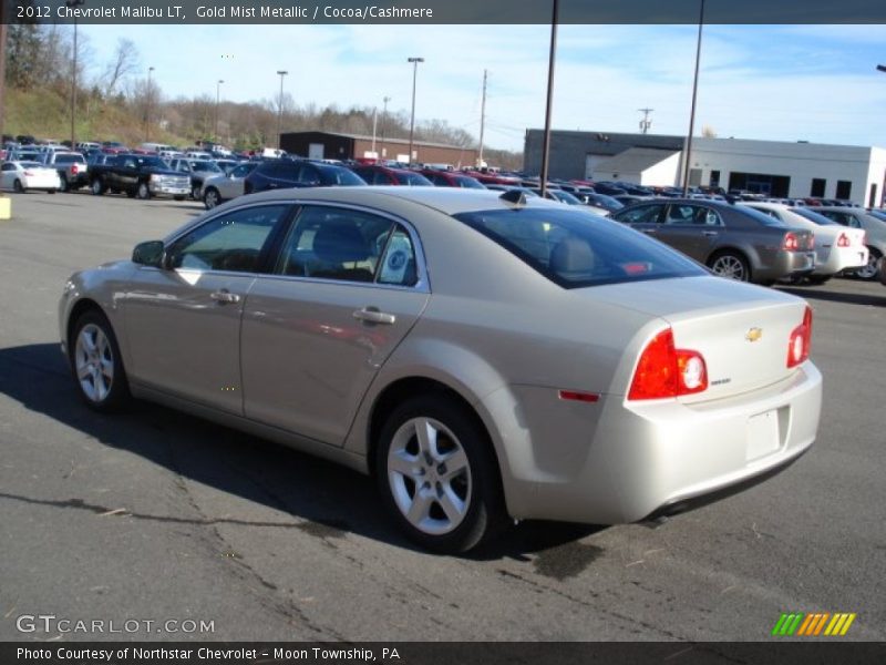 Gold Mist Metallic / Cocoa/Cashmere 2012 Chevrolet Malibu LT