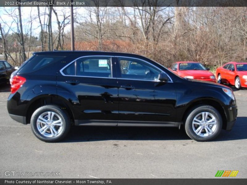 Black / Jet Black 2012 Chevrolet Equinox LS