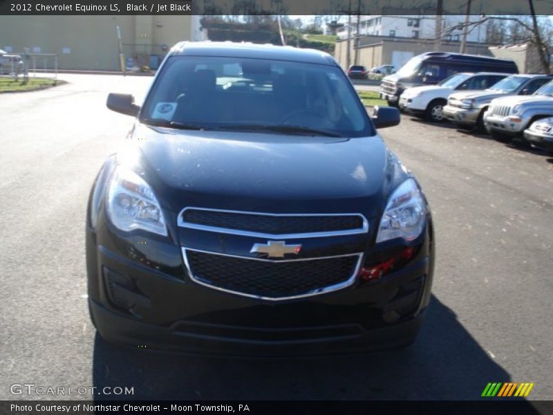 Black / Jet Black 2012 Chevrolet Equinox LS