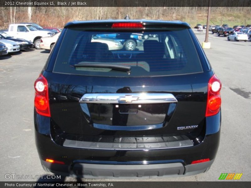 Black / Jet Black 2012 Chevrolet Equinox LS