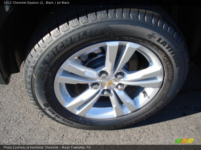 Black / Jet Black 2012 Chevrolet Equinox LS