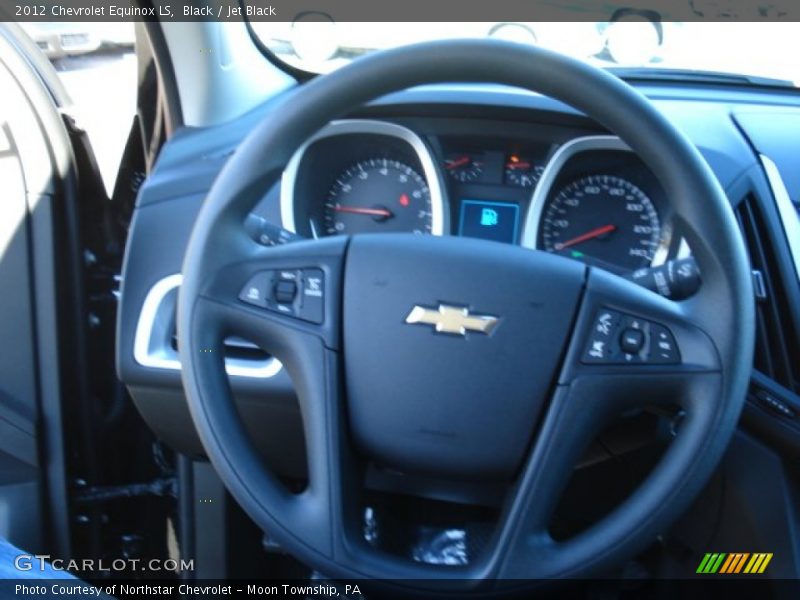Black / Jet Black 2012 Chevrolet Equinox LS