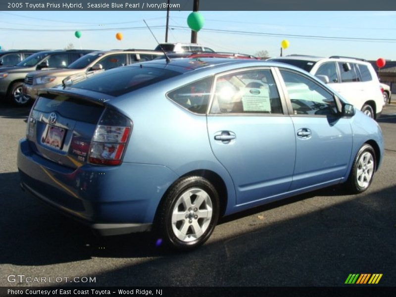 Seaside Blue Pearl / Ivory/Brown 2005 Toyota Prius Hybrid