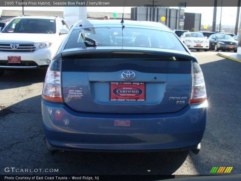 Seaside Blue Pearl / Ivory/Brown 2005 Toyota Prius Hybrid