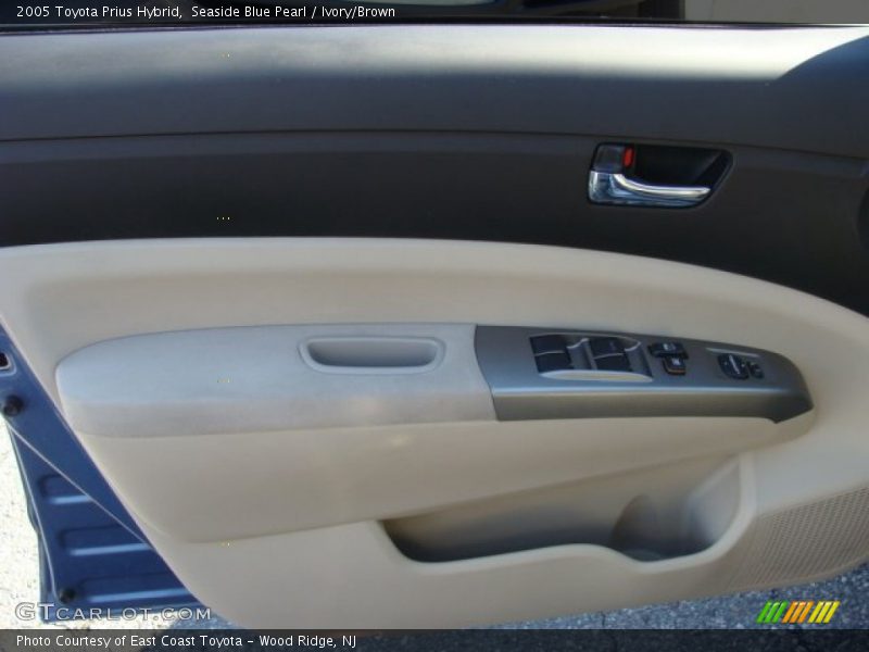 Seaside Blue Pearl / Ivory/Brown 2005 Toyota Prius Hybrid