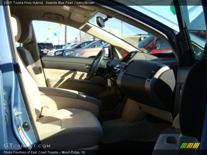 Seaside Blue Pearl / Ivory/Brown 2005 Toyota Prius Hybrid