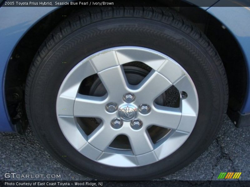 Seaside Blue Pearl / Ivory/Brown 2005 Toyota Prius Hybrid