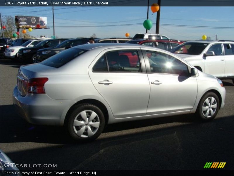 Silver Streak Mica / Dark Charcoal 2007 Toyota Yaris Sedan