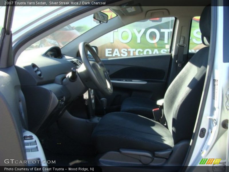 Silver Streak Mica / Dark Charcoal 2007 Toyota Yaris Sedan