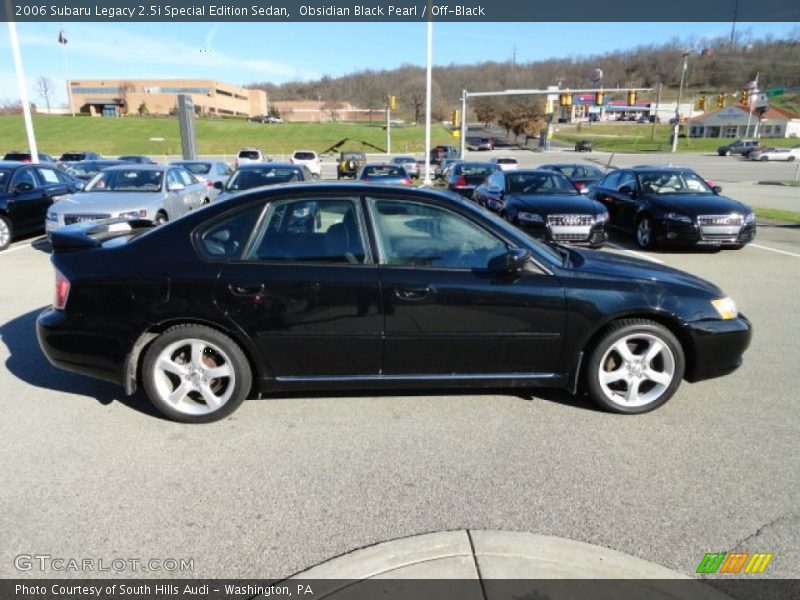 Obsidian Black Pearl / Off-Black 2006 Subaru Legacy 2.5i Special Edition Sedan