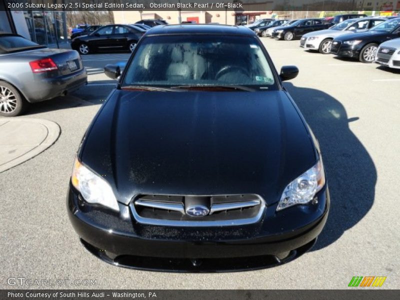 Obsidian Black Pearl / Off-Black 2006 Subaru Legacy 2.5i Special Edition Sedan