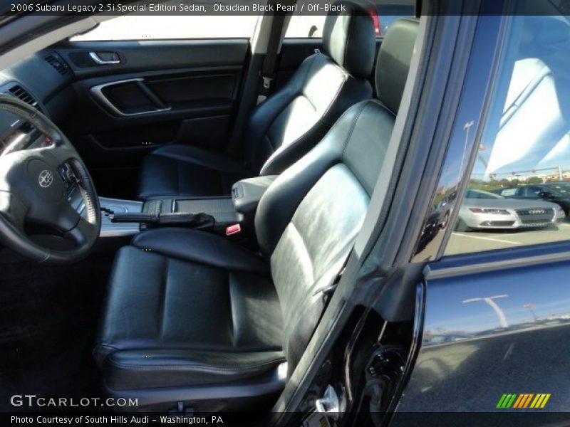 Obsidian Black Pearl / Off-Black 2006 Subaru Legacy 2.5i Special Edition Sedan