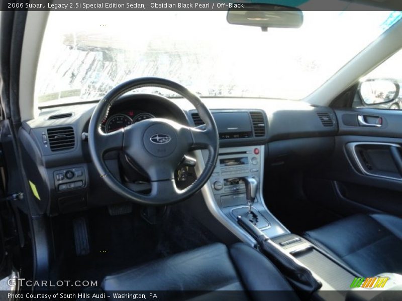 Obsidian Black Pearl / Off-Black 2006 Subaru Legacy 2.5i Special Edition Sedan