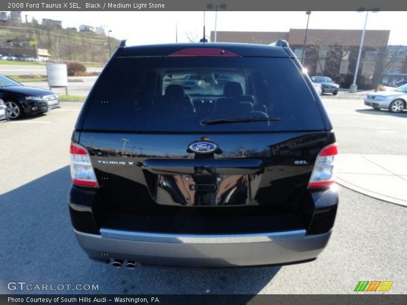 Black / Medium Light Stone 2008 Ford Taurus X SEL